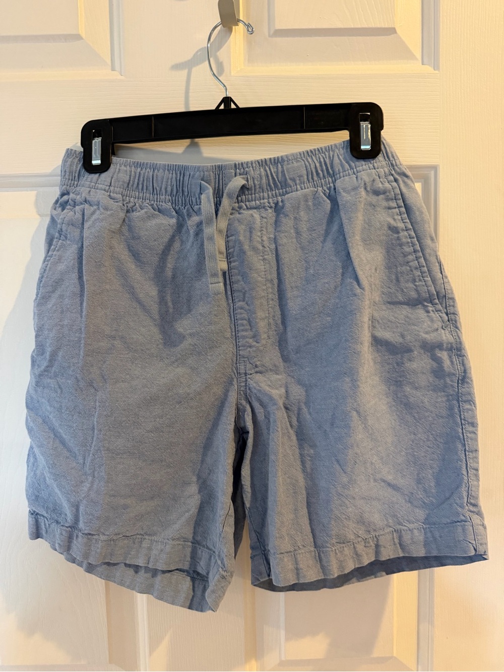 Old Navy Light Blue Men's Elastic-Waist Athletic Shorts